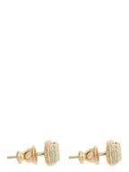 Ferragamo Gold Brass Earrings