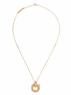 Ferragamo Gold Brass Necklace