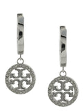 Tory Burch Silver Brass Earrings