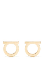 Ferragamo Gold Brass Earrings