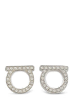 Ferragamo Silver Brass Earrings