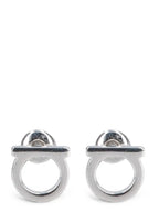 Ferragamo Silver Brass Earrings