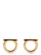 Ferragamo Gold Brass Earrings