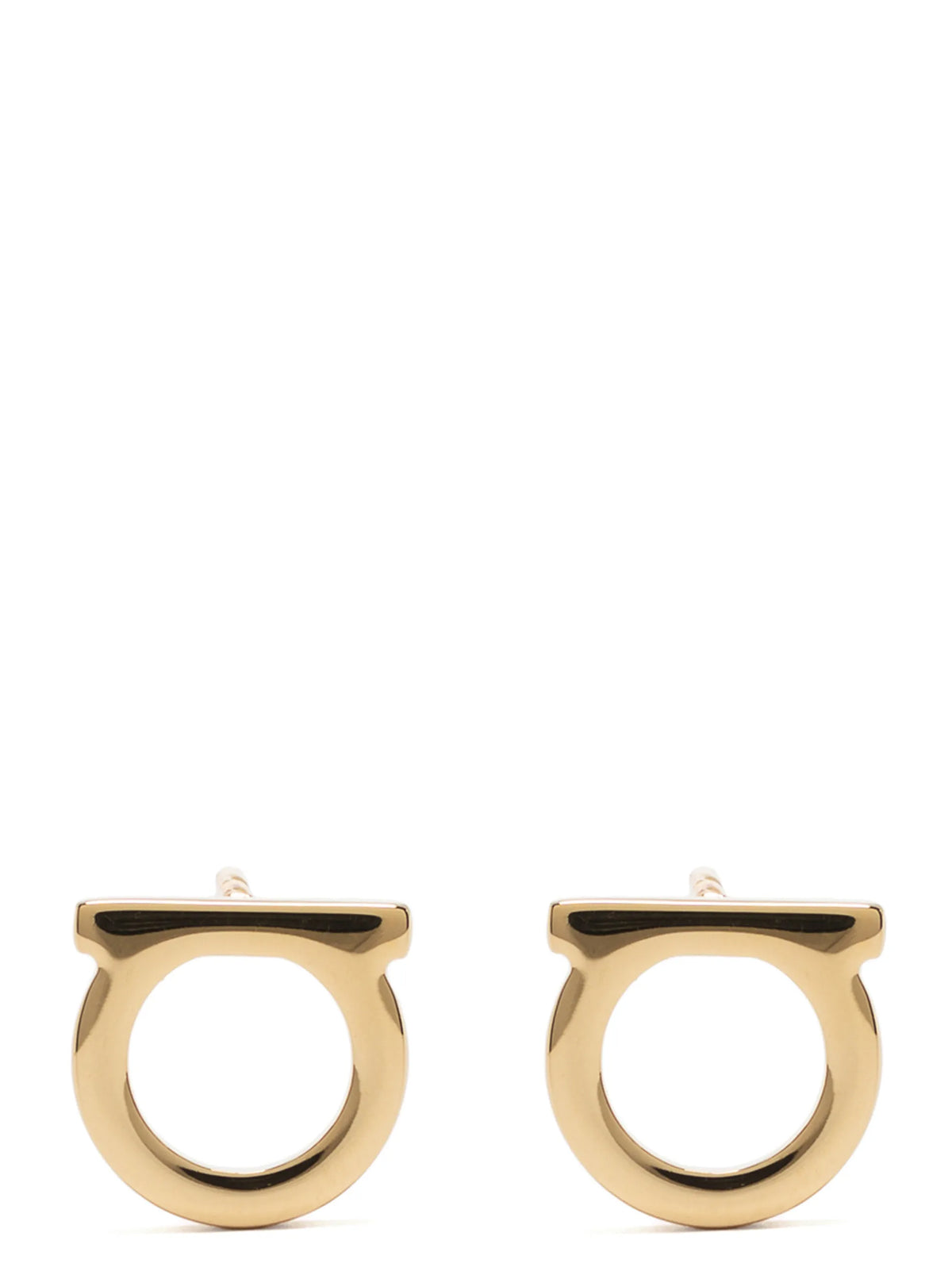Ferragamo Gold Brass Earrings