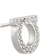 Ferragamo Silver Brass Earrings