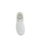 Alexander McQueen White Calf Leather Bos Taurus Chunky Sneakers
