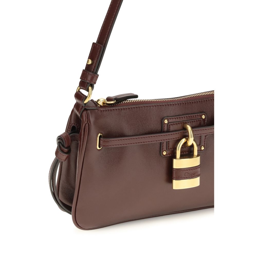 Chloé Bordeaux Calf Leather Bos Taurus Shoulder Bag