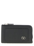Valentino Garavani Black Calfskin Cardholder