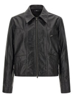 Amiri Black Calfskin Leather Jacket