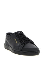 Saint Laurent Black Calfskin Low Top Sneakers