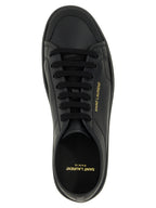 Saint Laurent Black Calfskin Low Top Sneakers