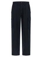 Burberry Blue Cotton Cargo Pants