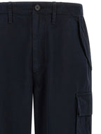 Burberry Blue Cotton Cargo Pants