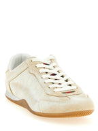 Gucci Beige Calfskin Low Top Sneakers