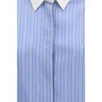 Tom Ford Blue Silk Dress Shirt