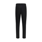 Fendi Black Mohair Dress Pants