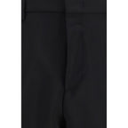 Fendi Black Mohair Dress Pants