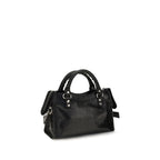 Balenciaga Black Lamb Ovis Aries Shoulder Bag