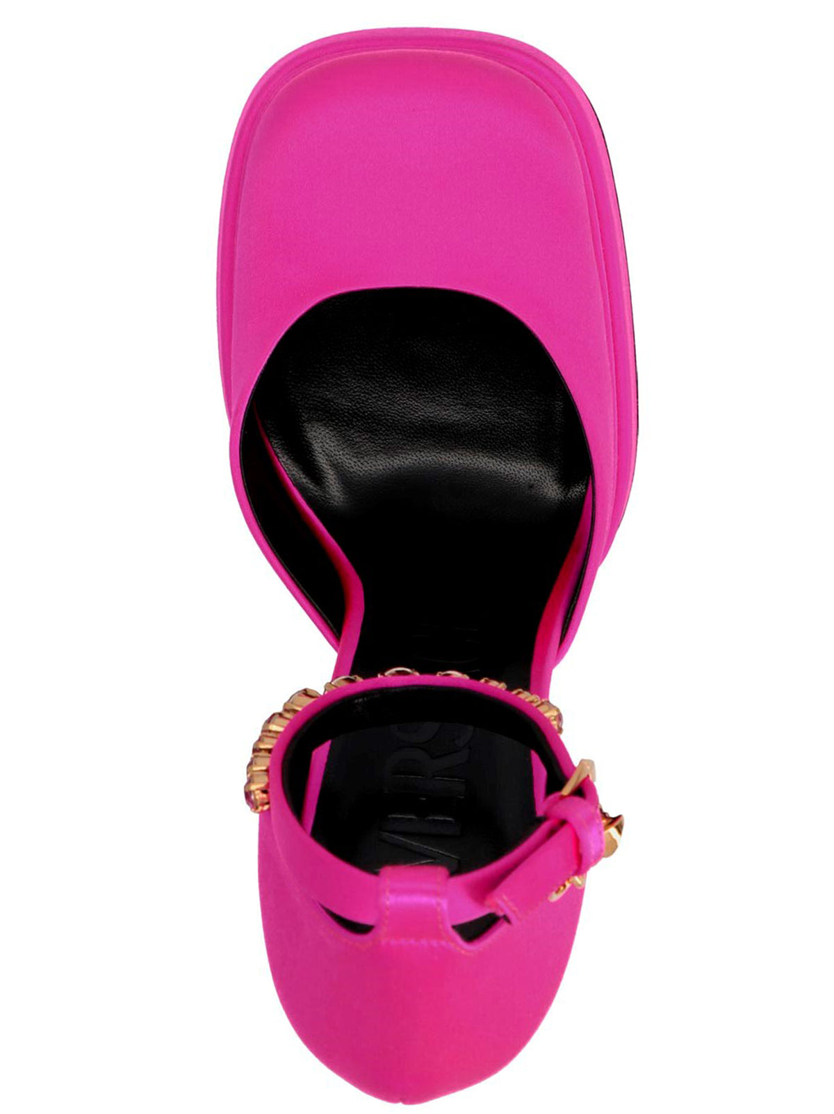 Versace Fuchsia Viscose Platform Pumps