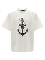 Dolce & Gabbana White Cotton T-Shirt