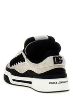 Dolce & Gabbana Bicolor Leather Athletic Sneakers