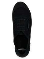 Saint Laurent Black Cotton Low Top Sneakers