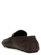 Valentino Garavani Brown Calfskin Slip-On Loafers