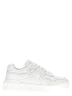 Valentino Garavani White Lamb Leather Low Top Sneakers