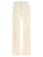 Fendi White Virgin Wool Dress Pants