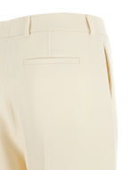 Fendi White Virgin Wool Dress Pants
