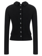 Dolce & Gabbana Black Virgin Wool Blazer