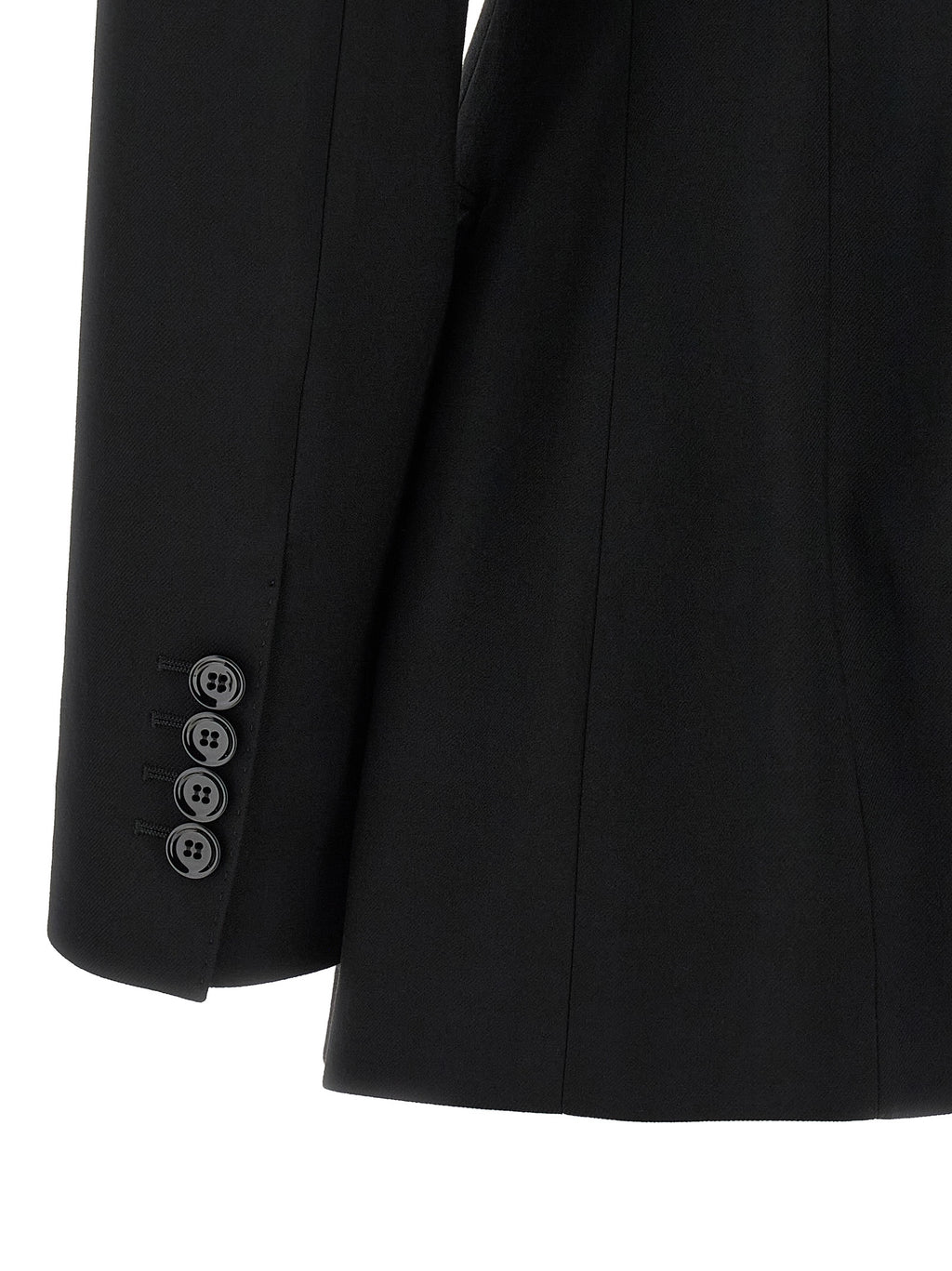 Dolce & Gabbana Black Virgin Wool Blazer