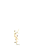 Saint Laurent Gold Brass Earrings