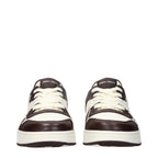 Jimmy Choo Beige Leather Low Top Sneakers