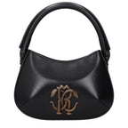 Roberto Cavalli Black Leather Handbag