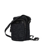Versace Black Fabric Crossbody Bag