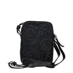 Versace Black Fabric Crossbody Bag