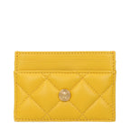 Versace Yellow Leather Cardholder