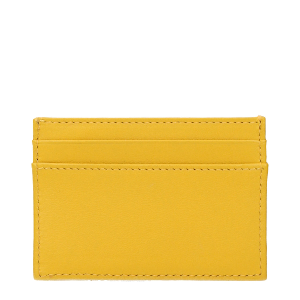 Versace Yellow Leather Cardholder