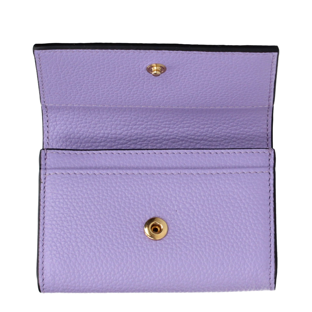 Versace Purple Leather Wallet