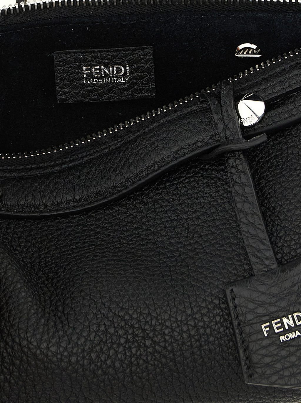Fendi Black Calfskin Handbag