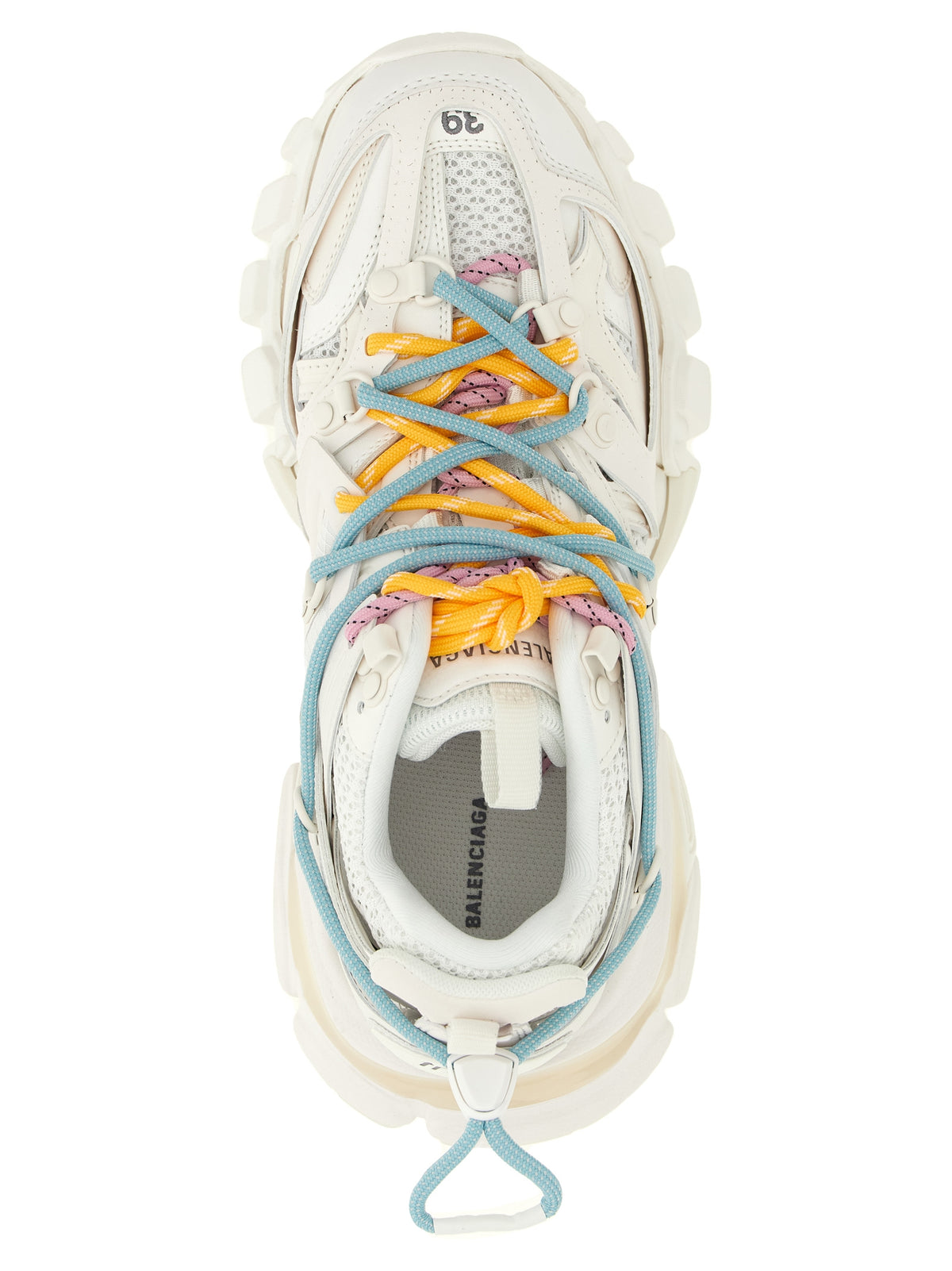 Balenciaga White Polyethylene Athletic Sneakers