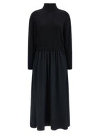 Polo Ralph Lauren Black Wool Long Dress