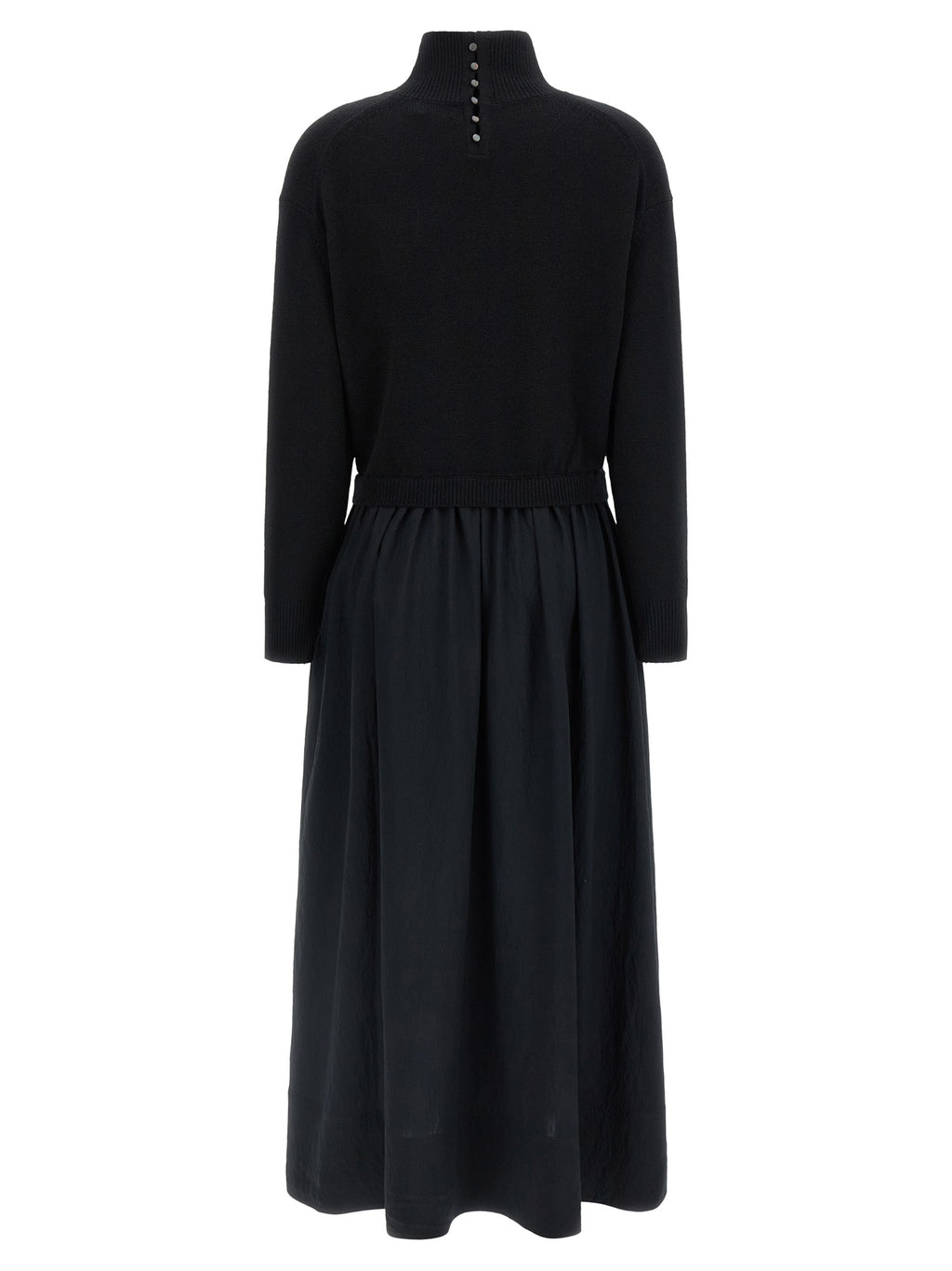 Polo Ralph Lauren Black Wool Long Dress