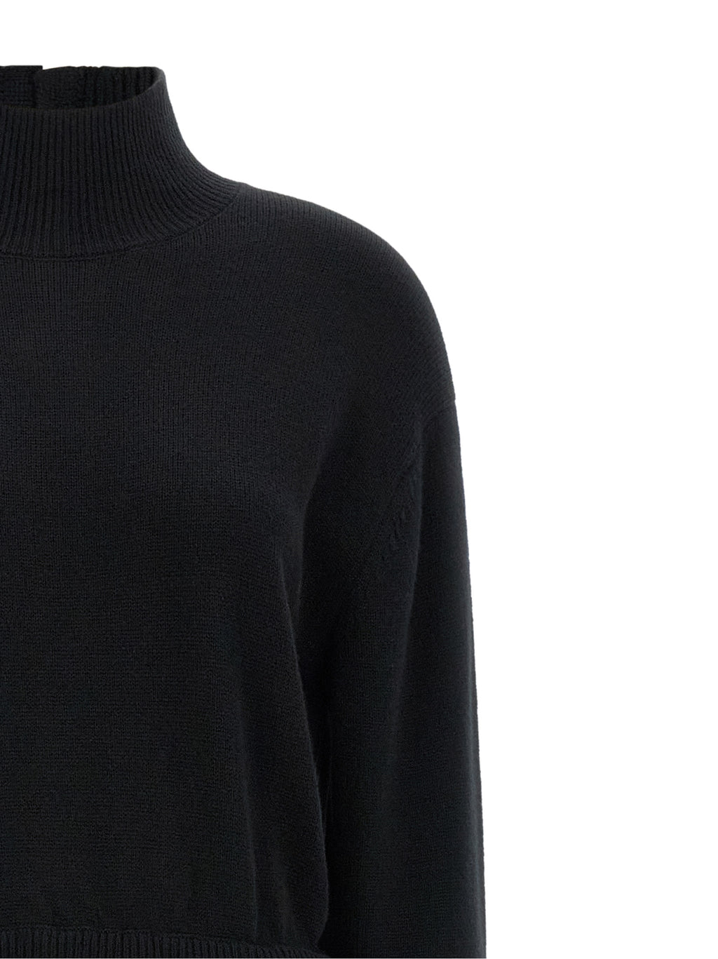 Polo Ralph Lauren Black Wool Long Dress