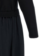 Polo Ralph Lauren Black Wool Long Dress