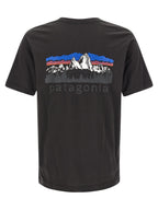 PATAGONIA Black Cotton T-Shirt