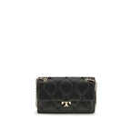 Tory Burch Black Napa Leather / Calf Bos Taurus Shoulder Bag