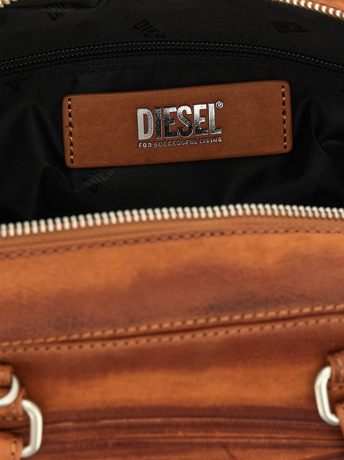Diesel Brown Other Fibres Shoulder Bag