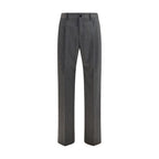 Valentino Garavani Gray Wool Oves Aries Dress Pants
